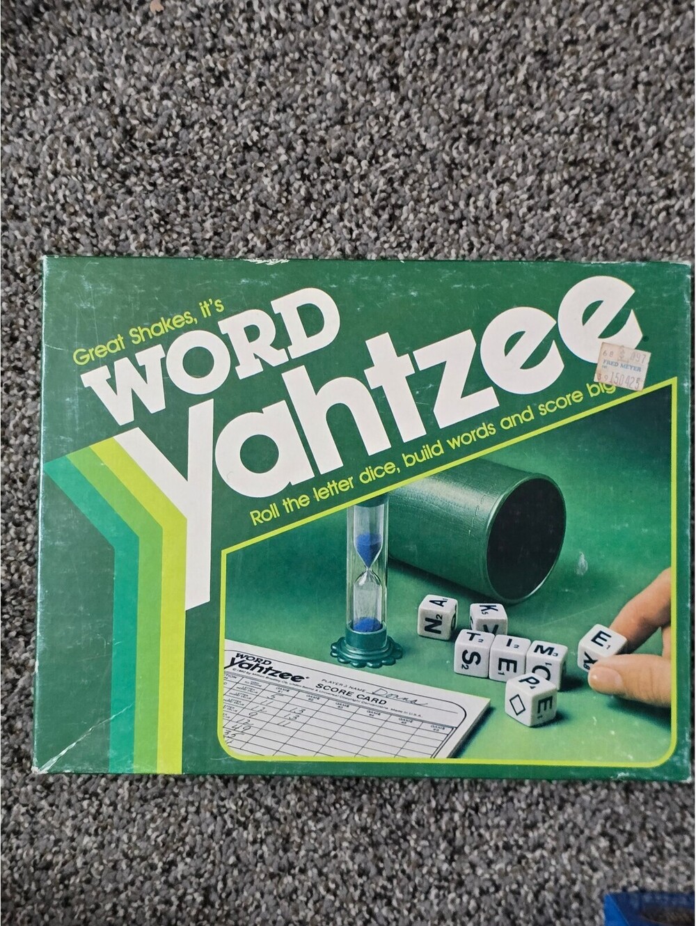 Word Yahtzee Board Game by Hasbro
